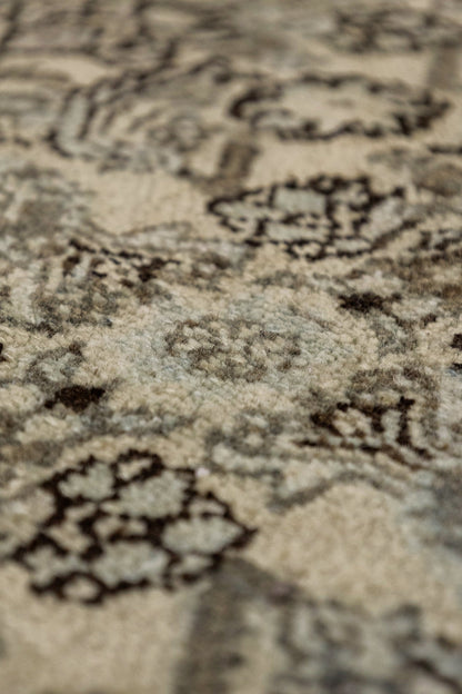 Vintage Bibikabad Handwoven Tribal Rug, J86557