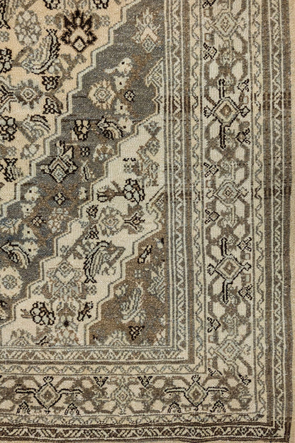 Vintage Bibikabad Handwoven Tribal Rug, J86557