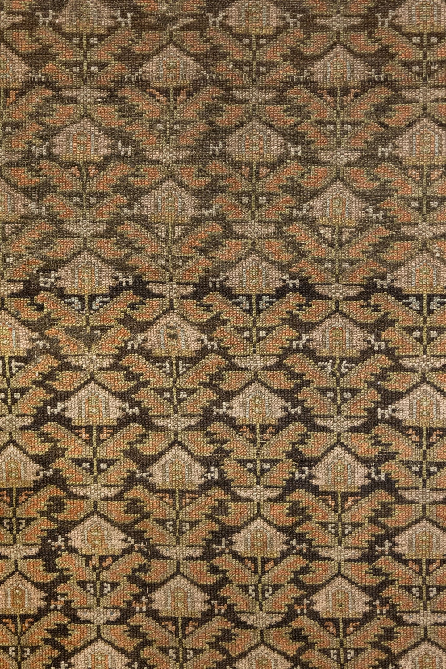 Vintage Bibikabad Handwoven Tribal Rug, J88214