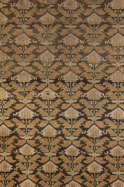 Vintage Bibikabad Handwoven Tribal Rug, J88214