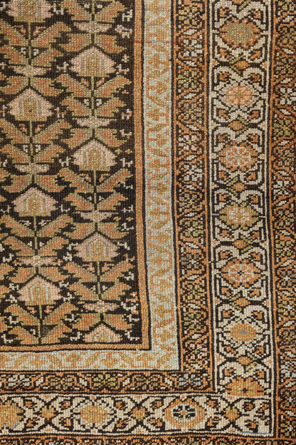 Vintage Bibikabad Handwoven Tribal Rug, J88214