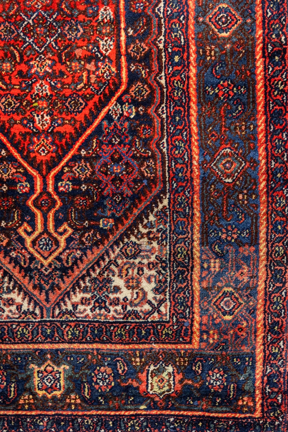 Antique Bibikabad Handwoven Tribal Rug, T86701