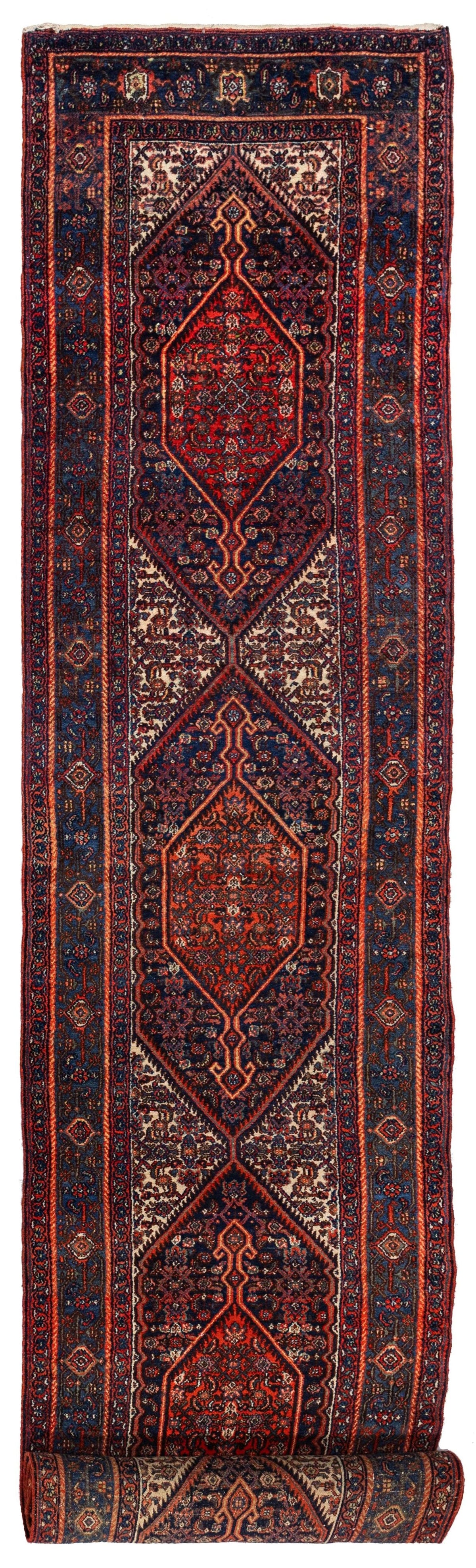 Antique Bibikabad Handwoven Tribal Rug