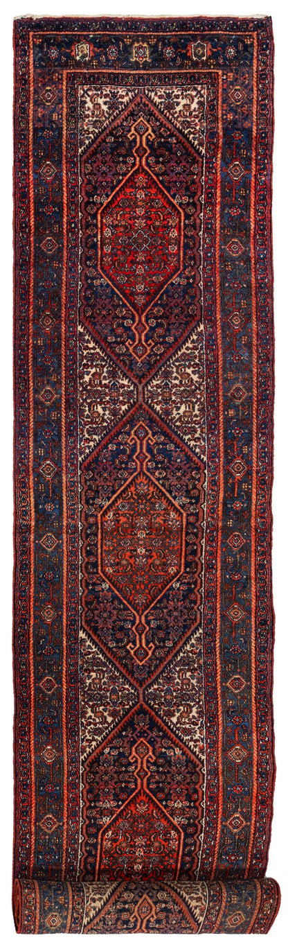 Antique Bibikabad Handwoven Tribal Rug