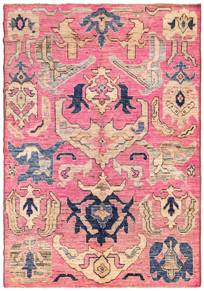 Bidjov Oushak Handwoven Tribal Rug