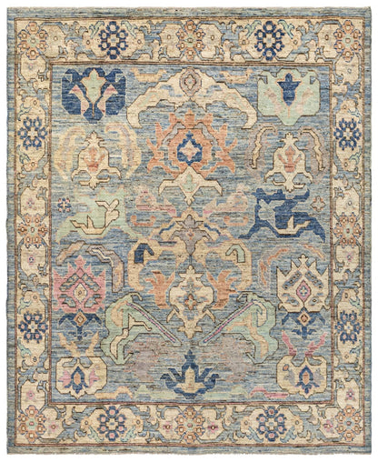 Bidjov Oushak Handwoven Tribal Rug