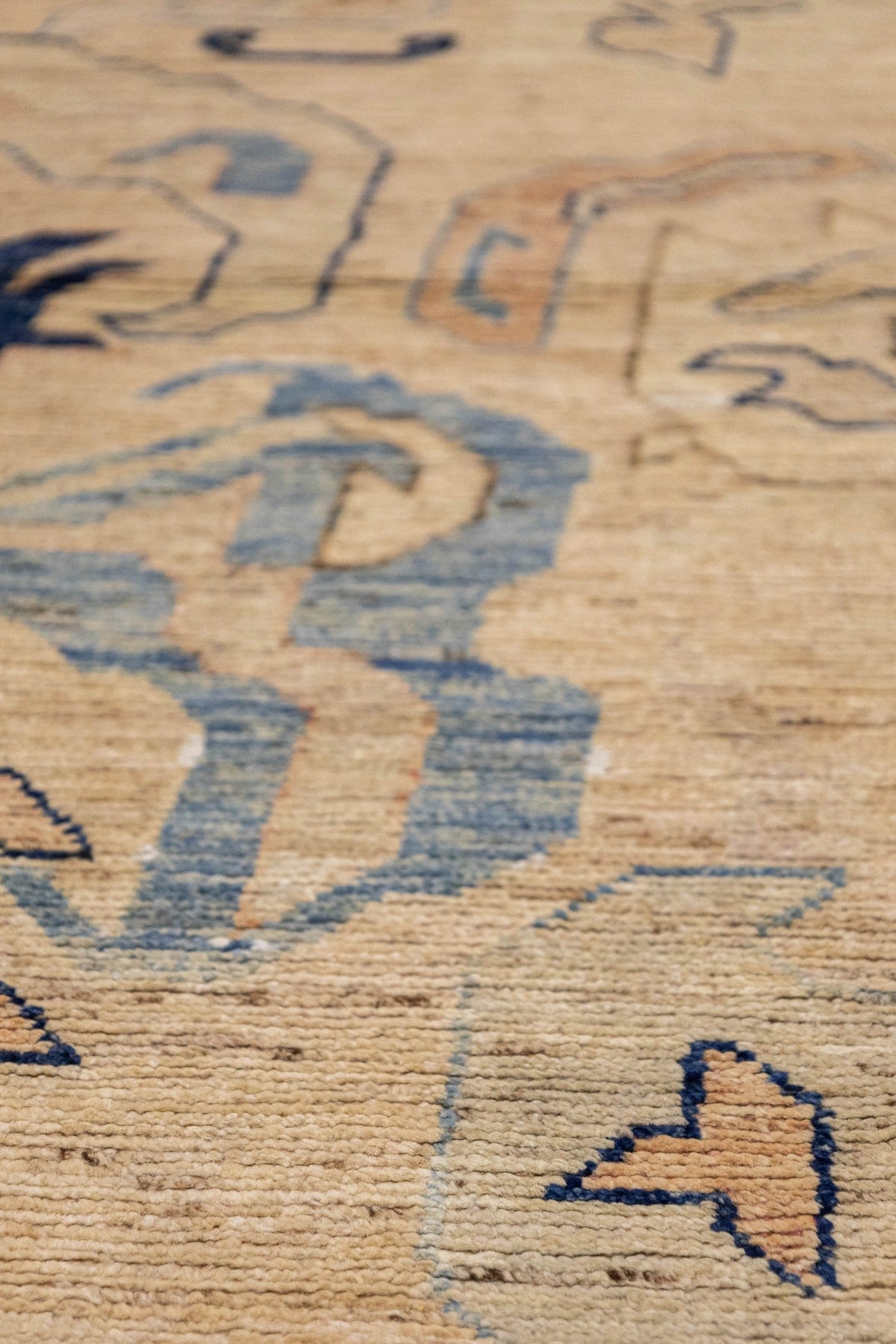 Bidjov Oushak Handwoven Tribal Rug, J86806