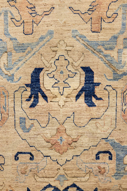 Bidjov Oushak Handwoven Tribal Rug, J86806