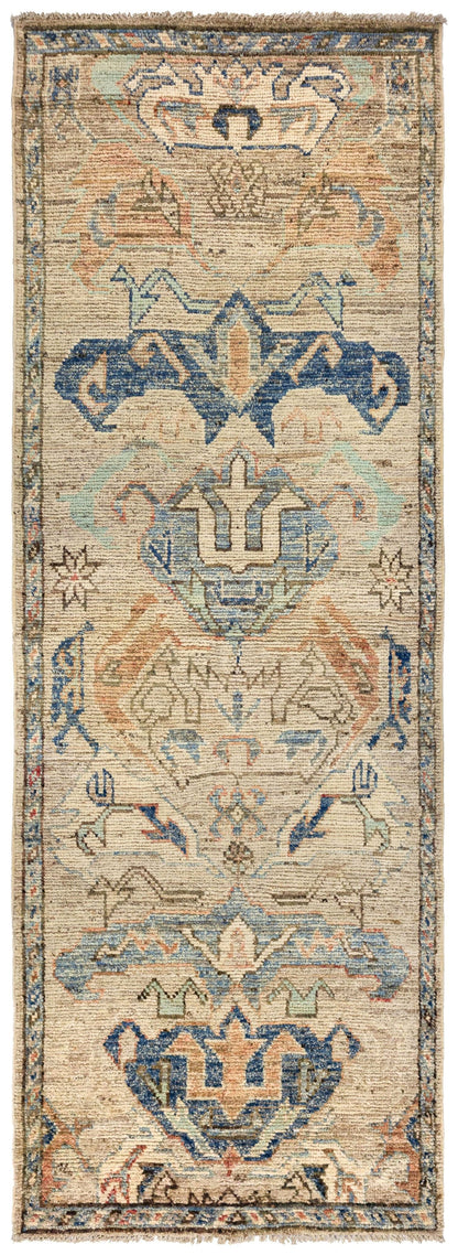 Bidjov Oushak Handwoven Tribal Rug