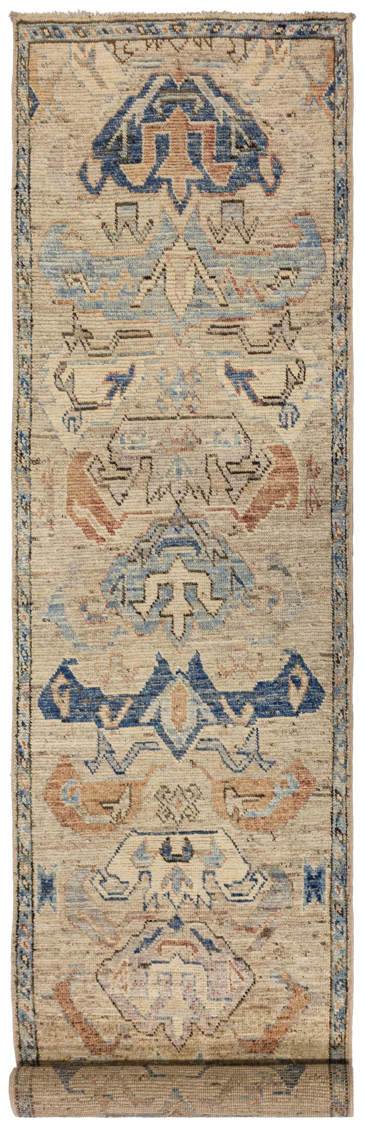 Bidjov Oushak Handwoven Tribal Rug