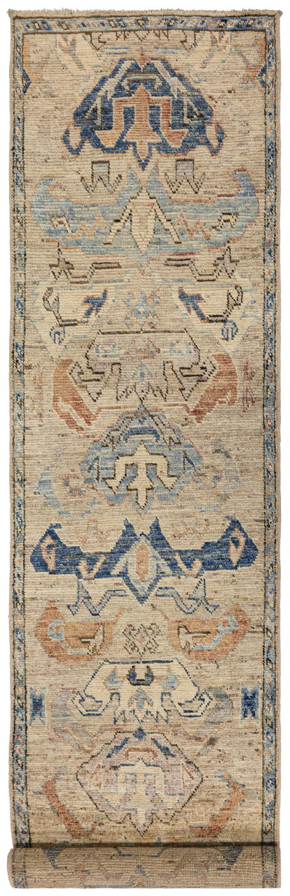 Bidjov Oushak Handwoven Tribal Rug