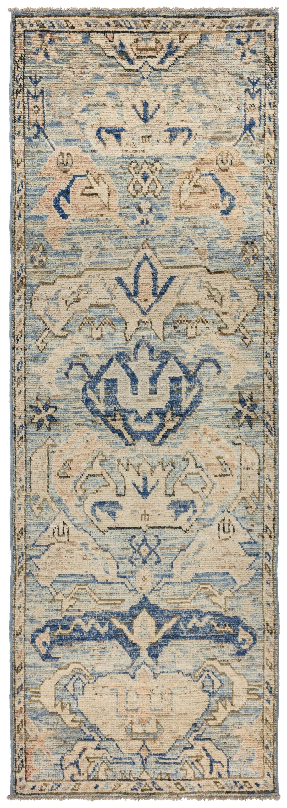 Bidjov Oushak Handwoven Tribal Rug