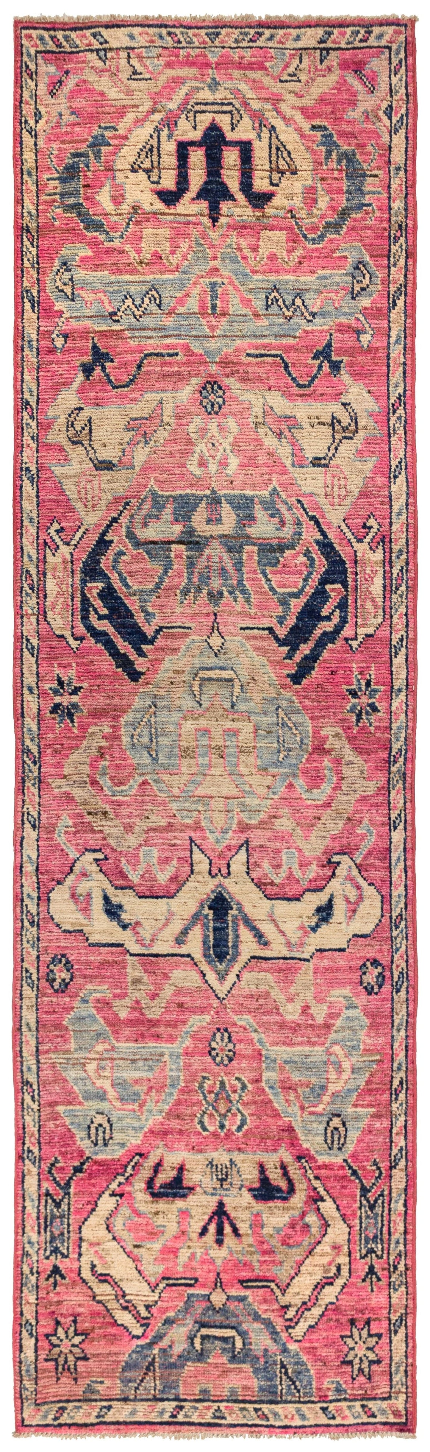 Bidjov Oushak Handwoven Tribal Rug