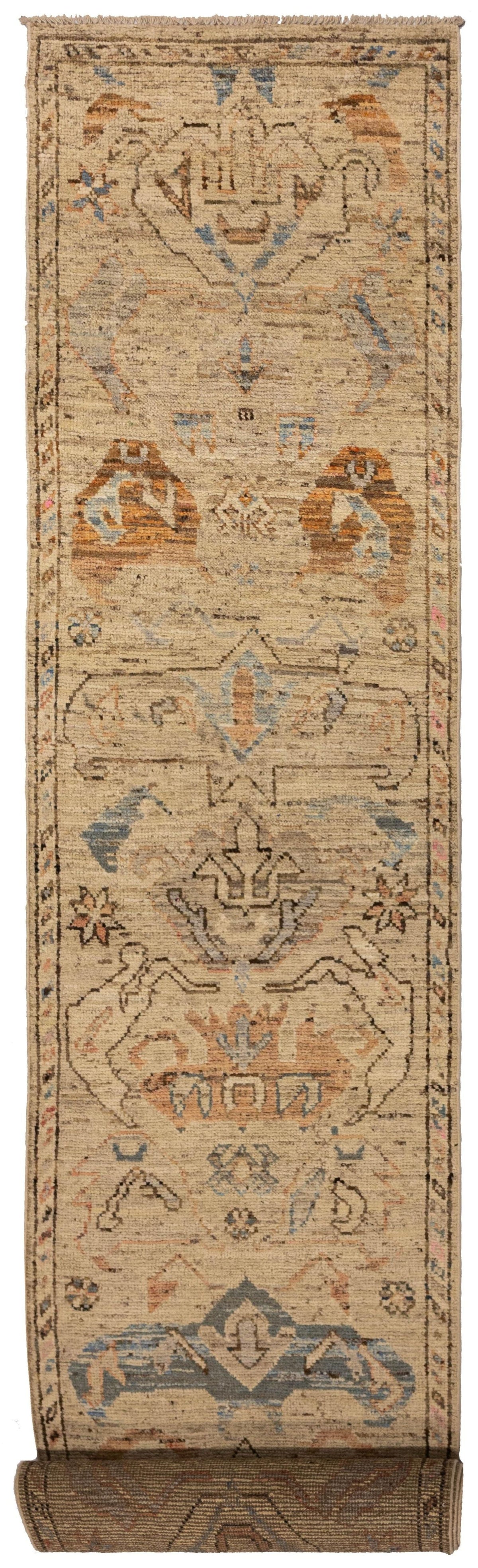 Bidjov Oushak Handwoven Tribal Rug