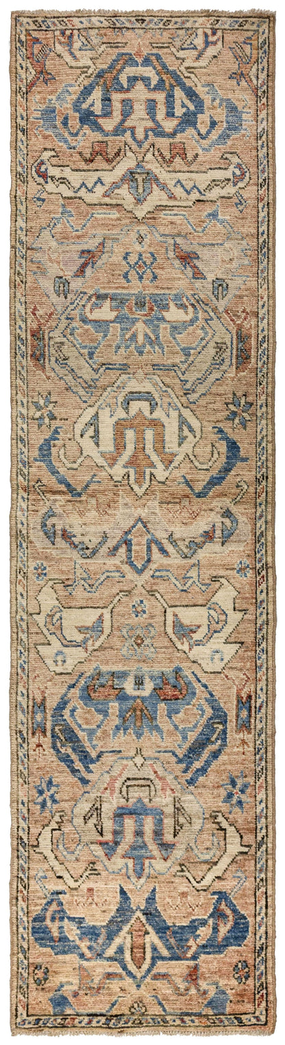 Bidjov Oushak Handwoven Tribal Rug