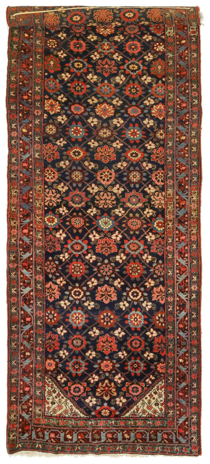 Antique Bijar Handwoven Tribal Rug