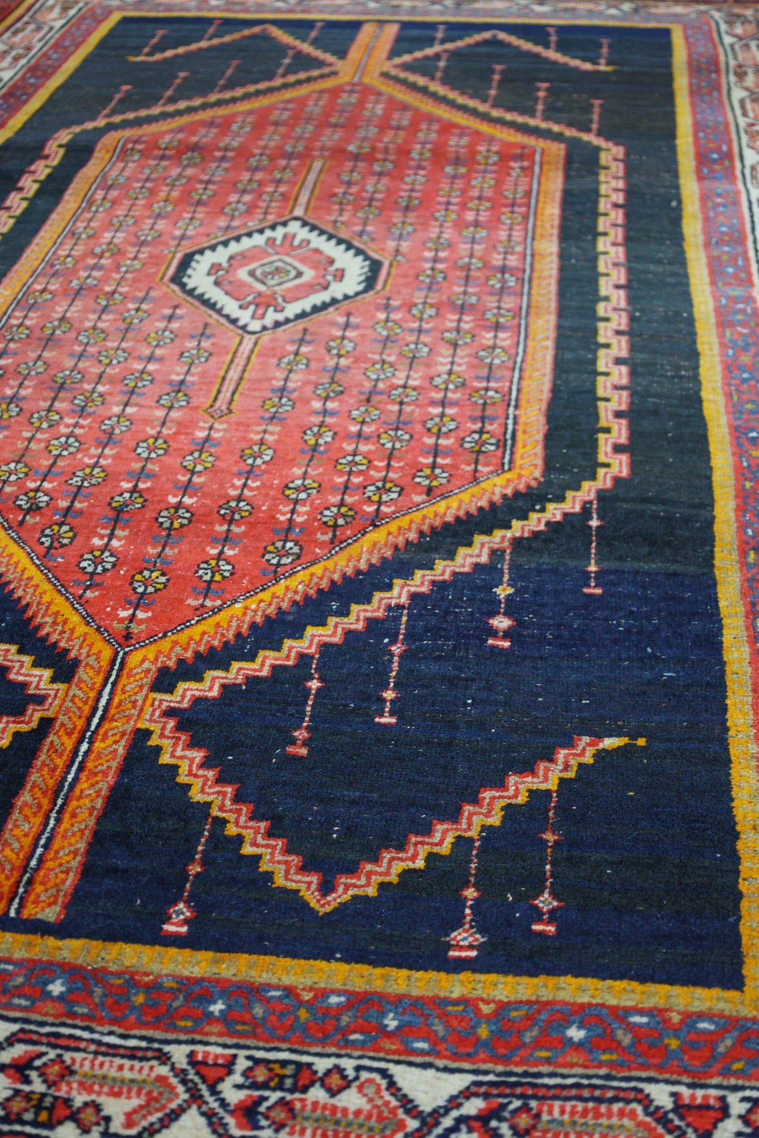 Vintage Bijar Handwoven Tribal Rug Landry Arcari vintage-bijar-handwoven-tribal-rug-landry-arcari