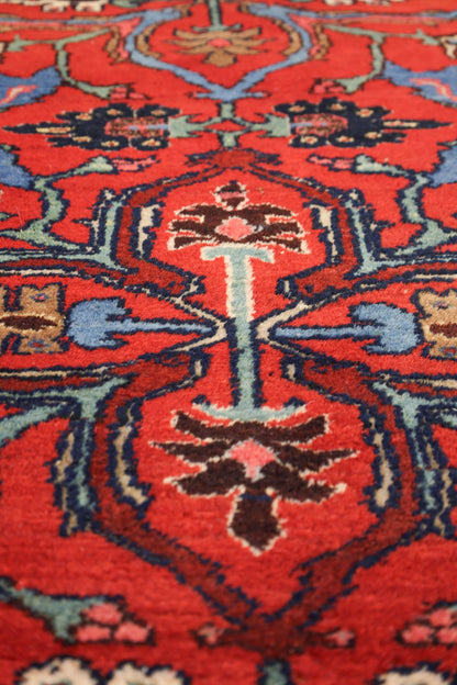 Vintage Bijar Handwoven Tribal Rug, J71247