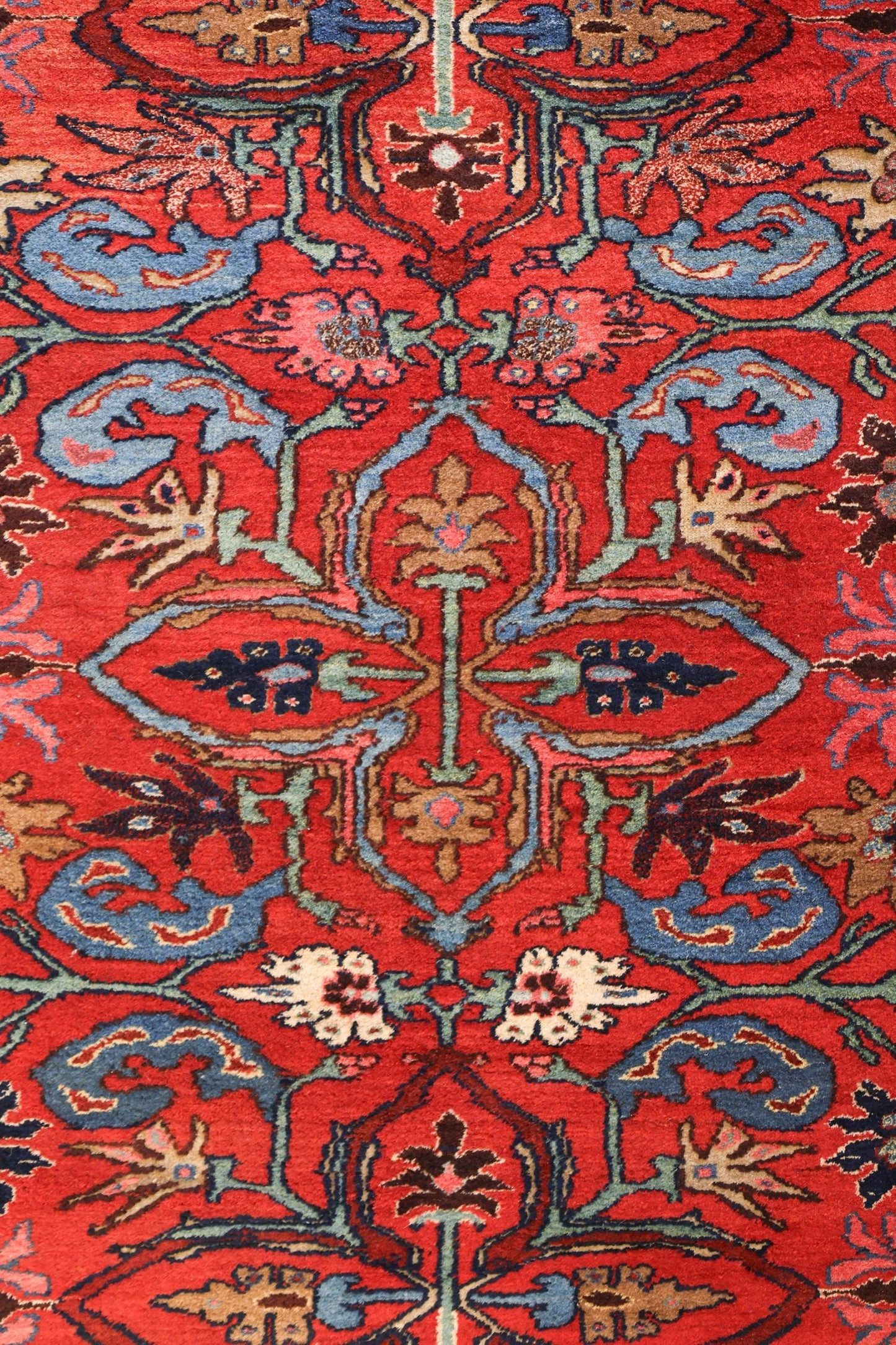 Vintage Bijar Handwoven Tribal Rug, J71247