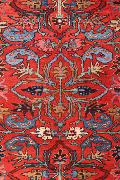 Vintage Bijar Handwoven Tribal Rug, J71247