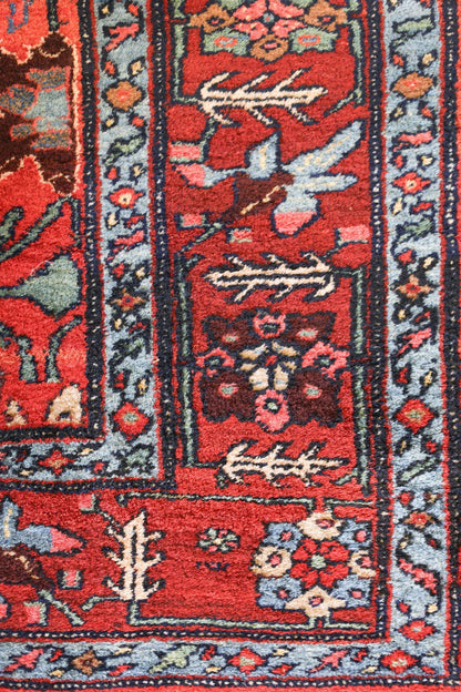 Vintage Bijar Handwoven Tribal Rug, J71247