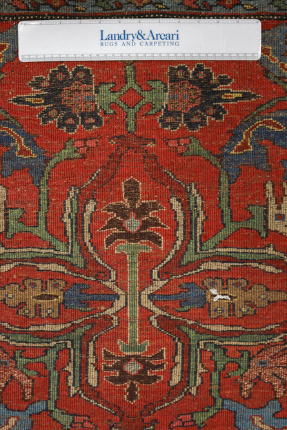 Vintage Bijar Handwoven Tribal Rug, J71247