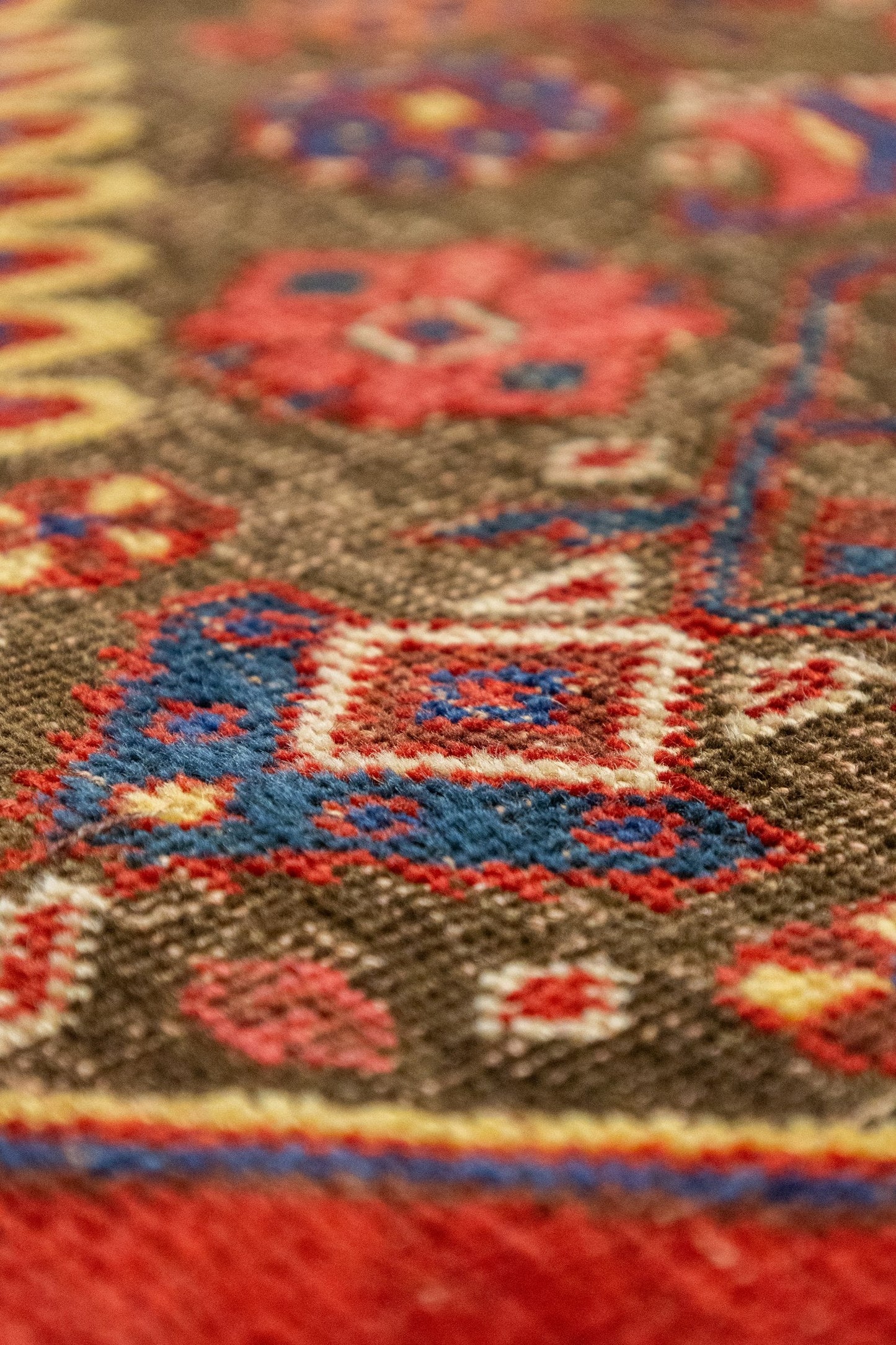 Antique Bijar Handwoven Tribal Rug, J73851