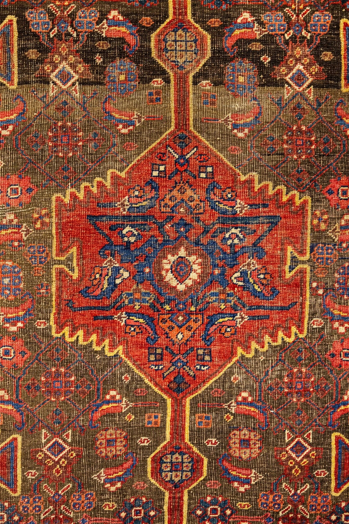 Antique Bijar Handwoven Tribal Rug, J73851