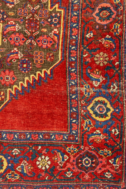 Antique Bijar Handwoven Tribal Rug, J73851