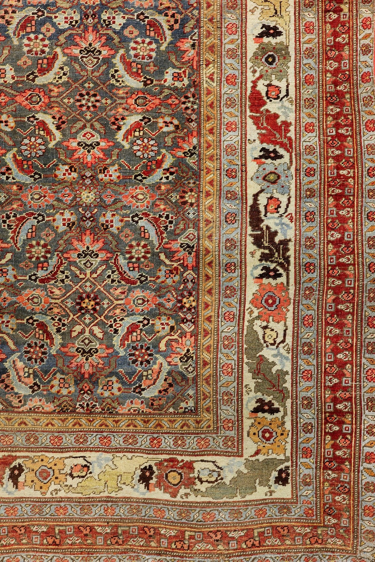 Antique Bijar Handwoven Tribal Rug, J79404