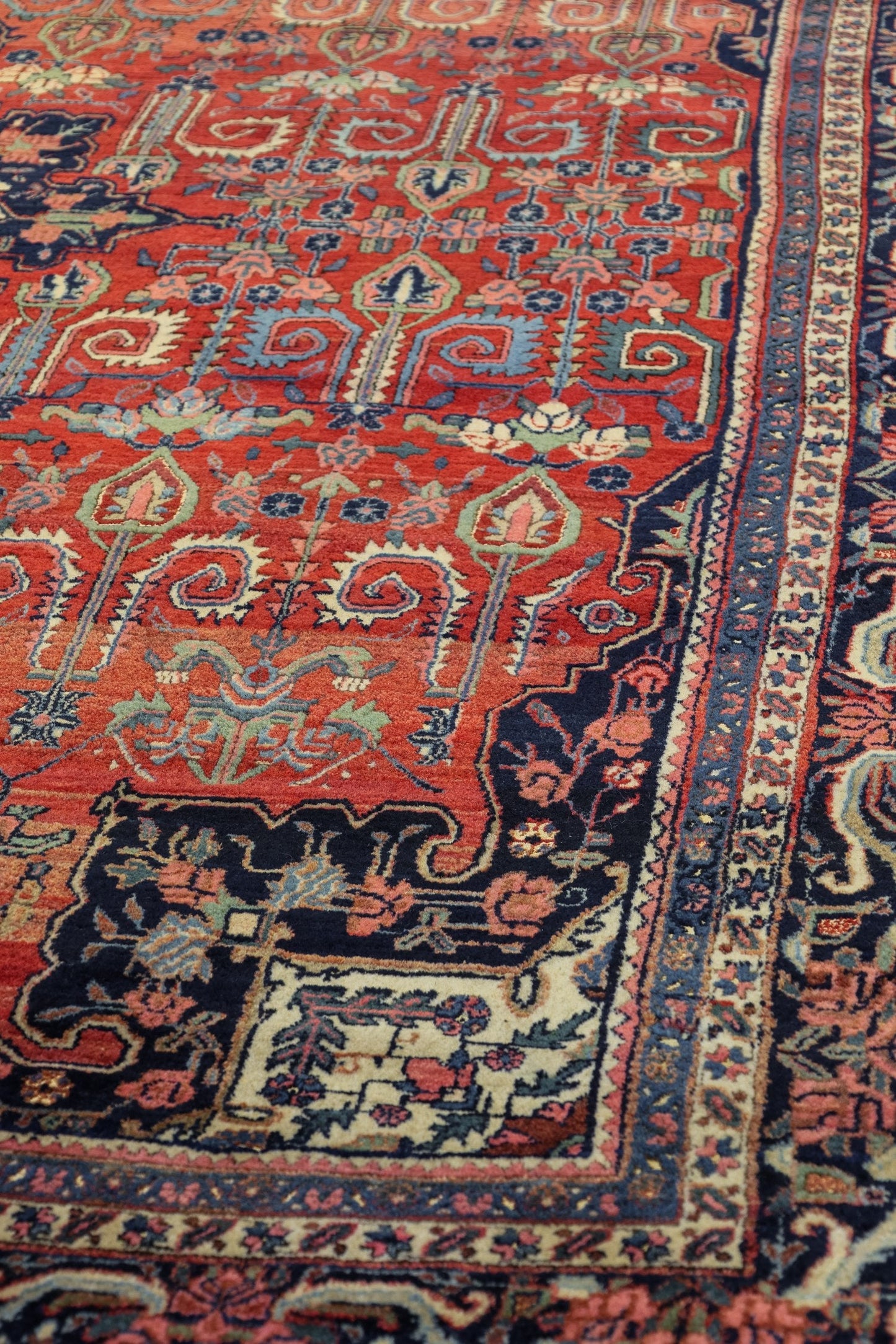 Antique Bijar Handwoven Tribal Rug, J79447
