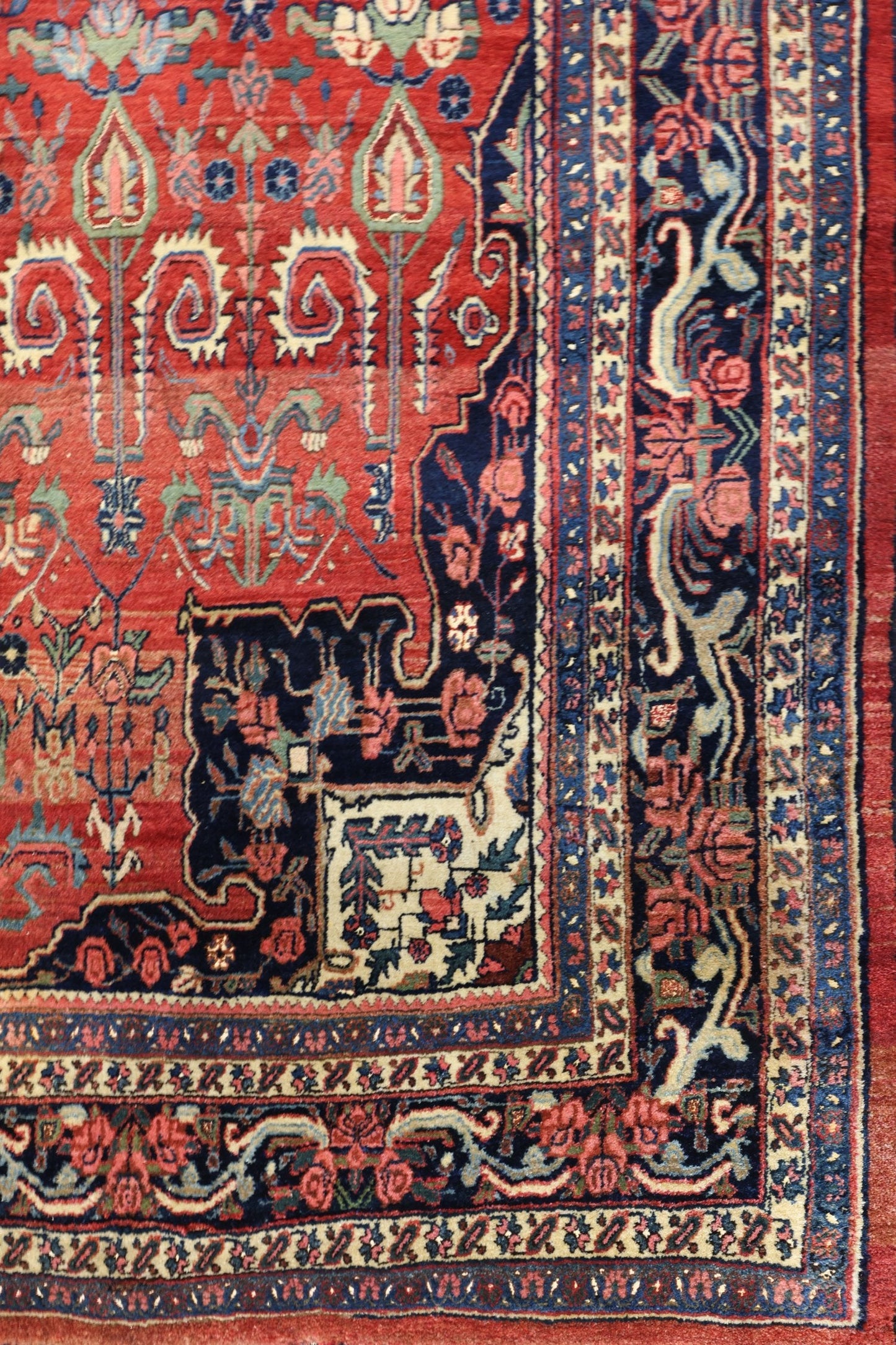 Antique Bijar Handwoven Tribal Rug, J79447