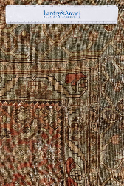 Vintage Bijar Handwoven Tribal Rug, J86130