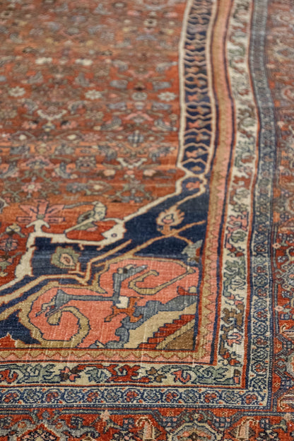 Antique Bijar Handwoven Tribal Rug, J86626