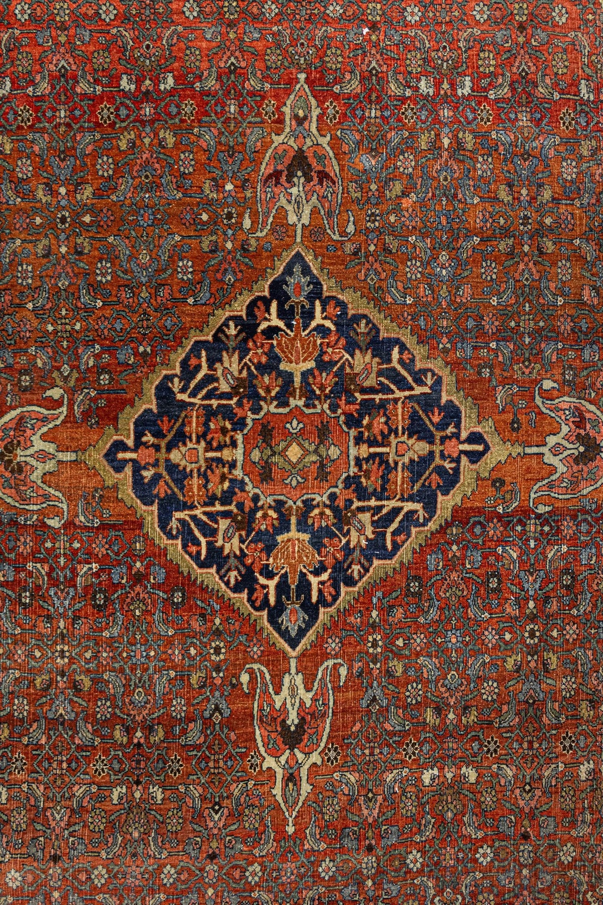 Antique Bijar Handwoven Tribal Rug, J86626