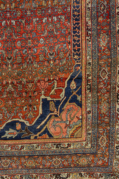 Antique Bijar Handwoven Tribal Rug, J86626