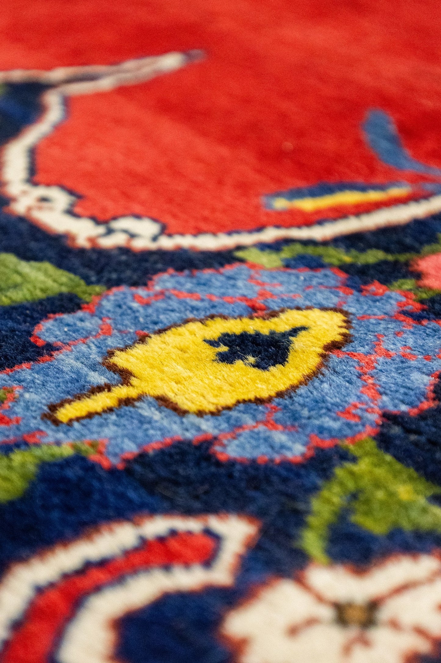 Antique Bijar Handwoven Tribal Rug, J87297