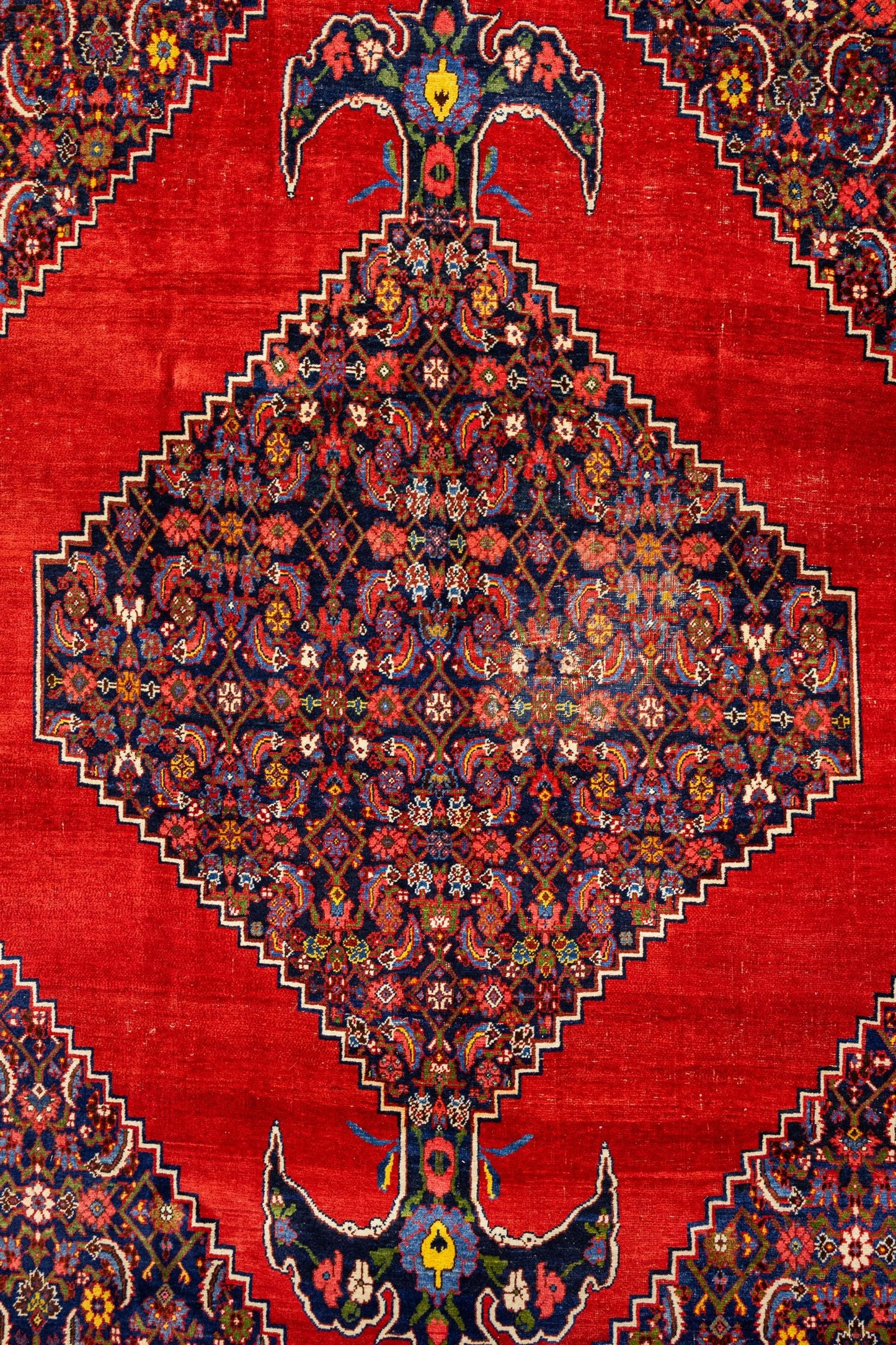 Antique Bijar Handwoven Tribal Rug, J87297