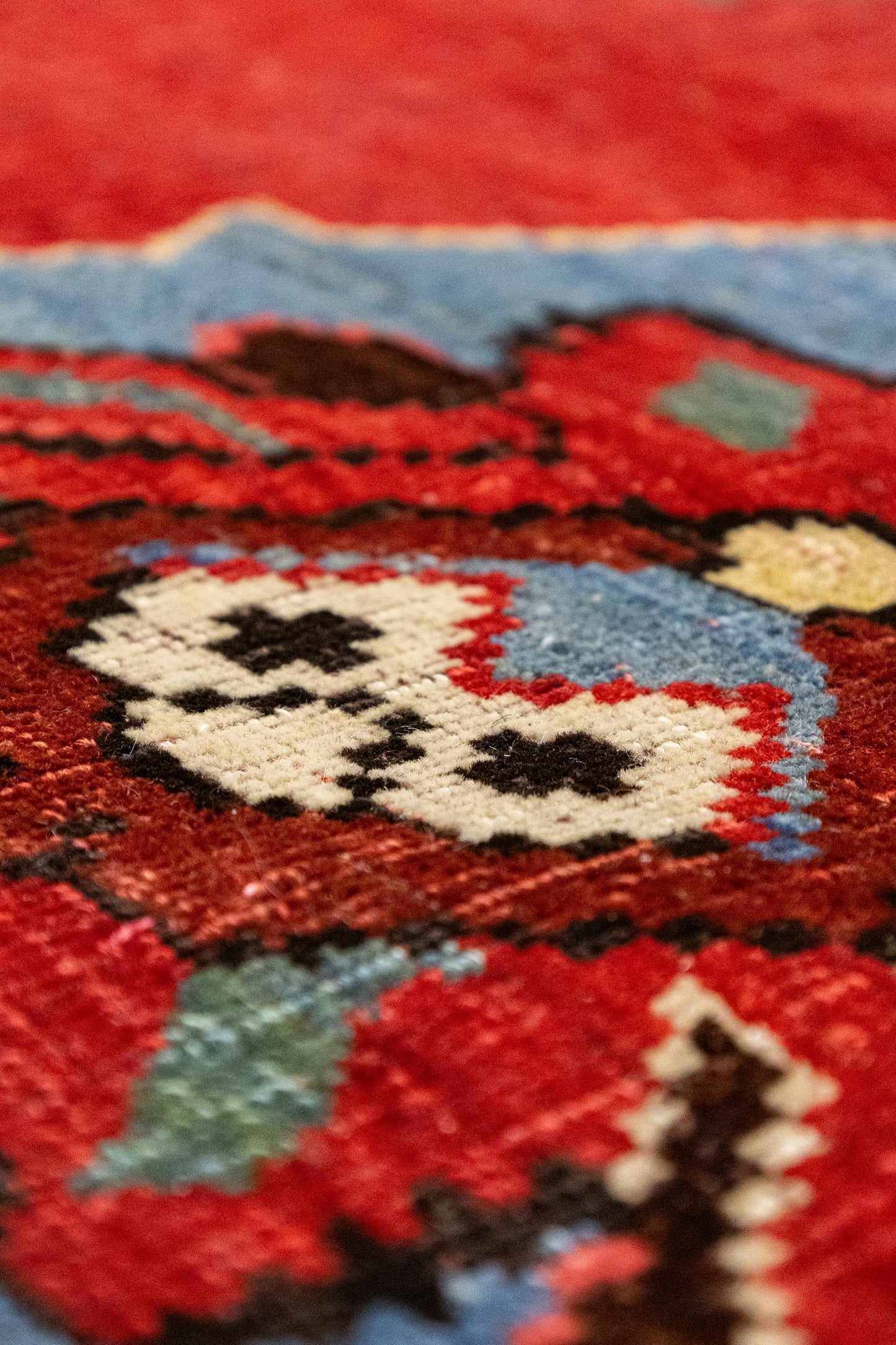 Antique Bijar Handwoven Tribal Rug, J87298