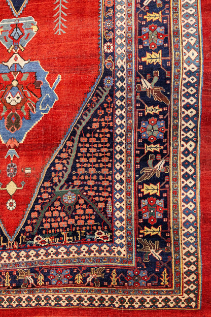 Antique Bijar Handwoven Tribal Rug, J87298