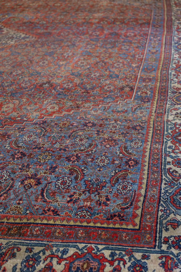 Vintage Bijar Handwoven Tribal Rug, JF8784