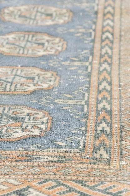Vintage Bokhara Handwoven Tribal Rug, J86264