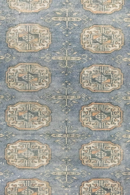 Vintage Bokhara Handwoven Tribal Rug, J86264