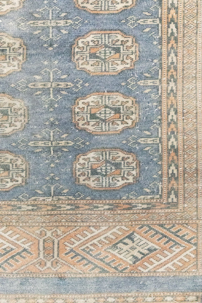 Vintage Bokhara Handwoven Tribal Rug, J86264