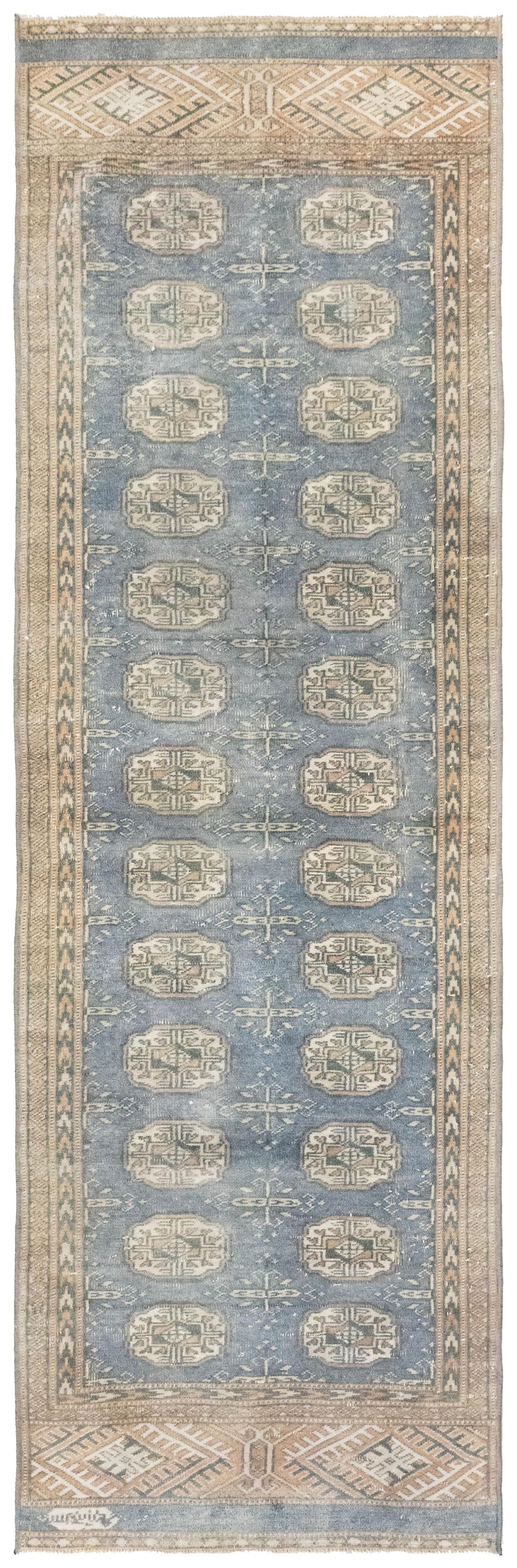 Vintage Bokhara Handwoven Tribal Rug