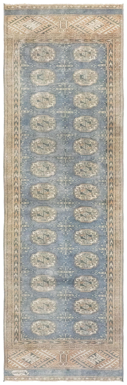 Vintage Bokhara Handwoven Tribal Rug
