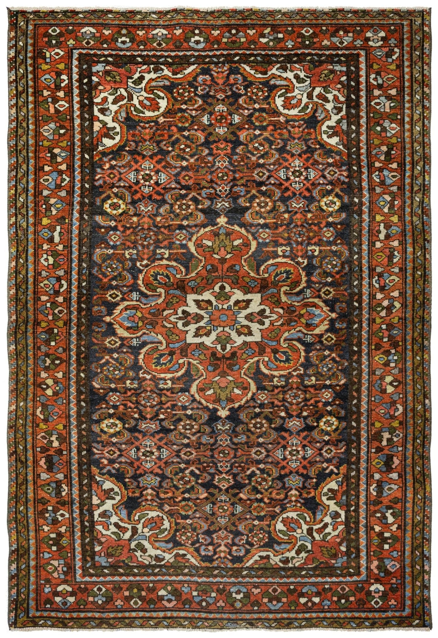 Antique Borchalu Handwoven Tribal Rug