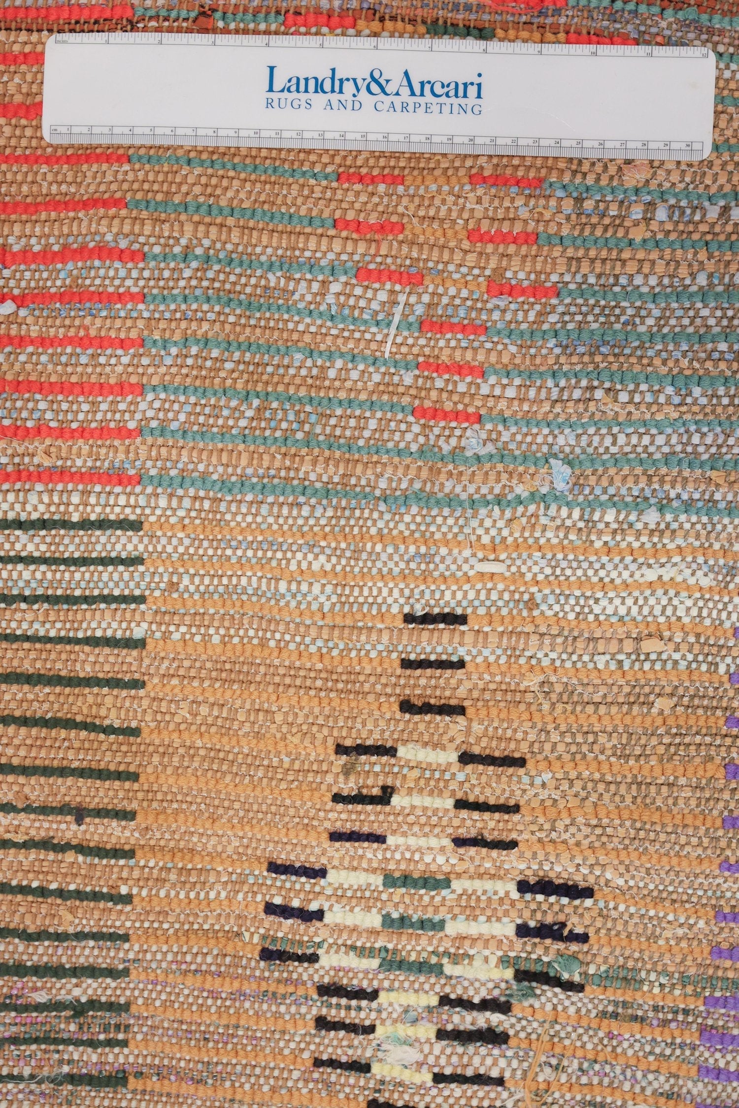 Vintage Boucherouite Handwoven Tribal Rug, J71889