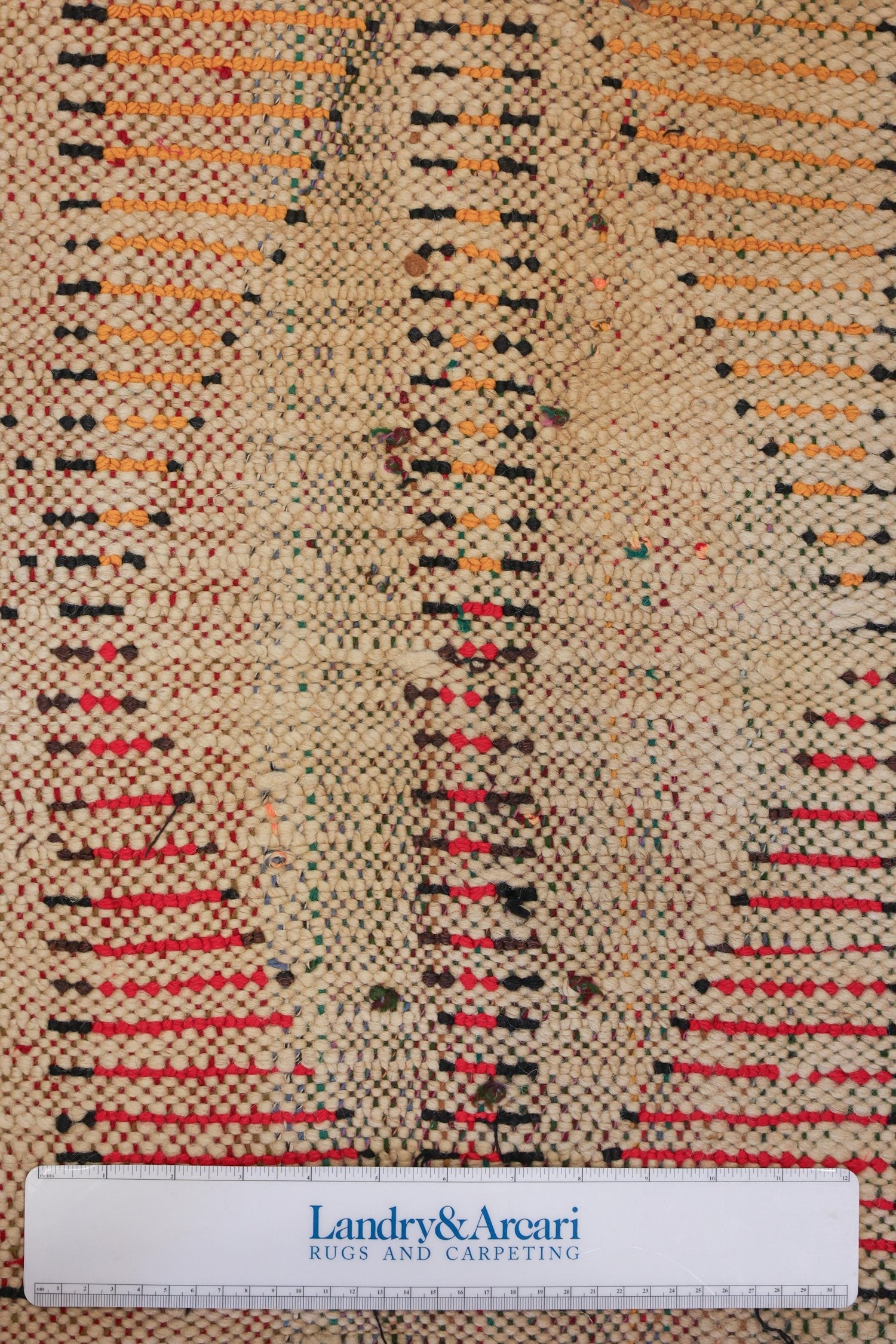 Vintage Boucherouite Handwoven Tribal Rug, J71892