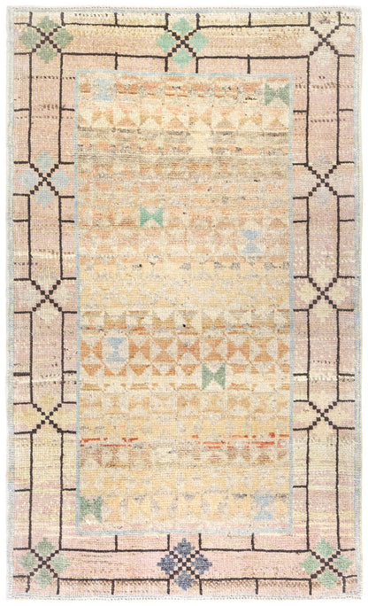  Bowtie Kars Handwoven Tribal Rug